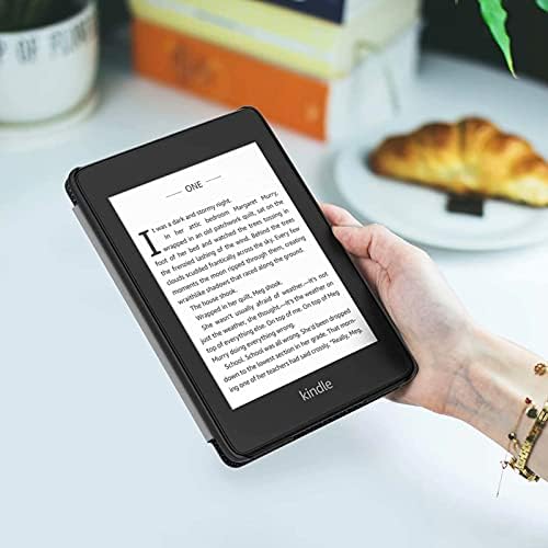 Akie iPad Protetive Shell se encaixa na caixa de tablets Kindle Paperwhite Slim & Lightweight E -Reader com despertar/sono Auto Cutout preciso, longe de arranhões -preto