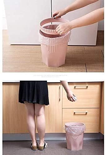 Lixo wxxgy lixo lixo bin bin lixo cesto para lixo de cozinha de escritório em casa lixo/rosa