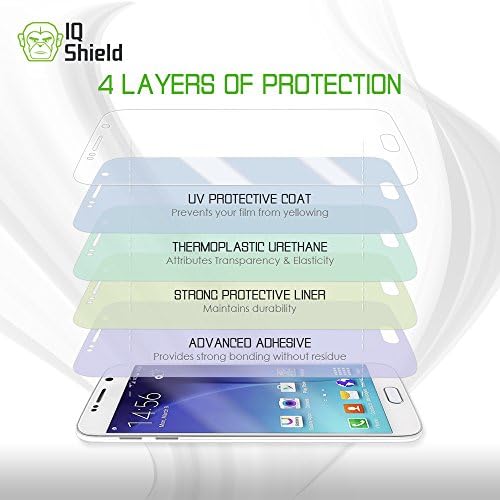 Protetor de tela de escudo de QI compatível com Samsung Galaxy Stellar Liquidskin Anti-Bubble Clear Film