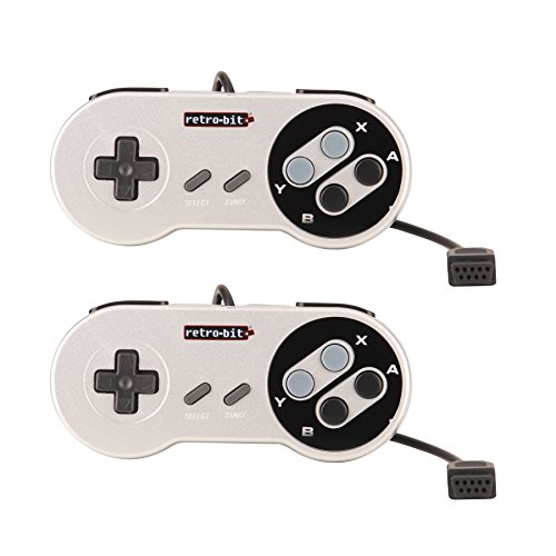 Super retrotrio retrô -bit - console - NES/SNES/GENESIS - Sistema 3 -in -1 - Silver/Black