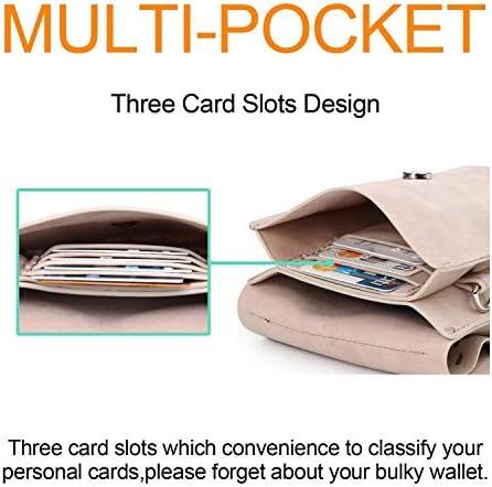 Carteira de bolsa de telefone celular de Tassel Seosto, bolsa de toque de tela sensível ao toque para mulheres para mulheres