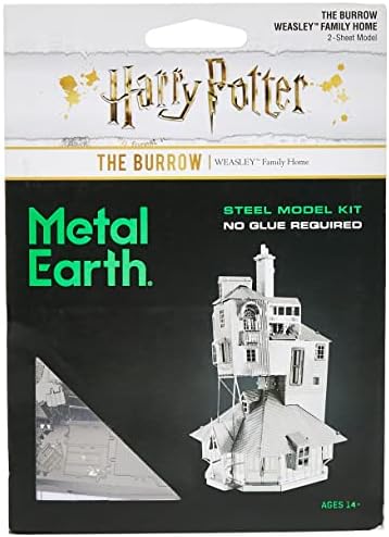 Fascinations Metal Earth Harry Potter O kit de modelo de metal 3D Burrow
