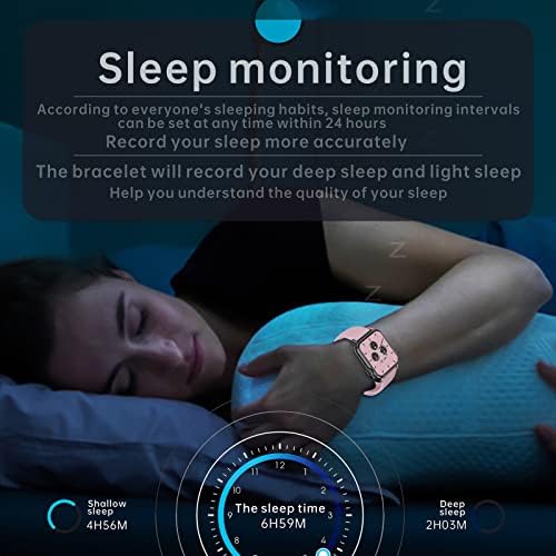 Byikun Smart Watch que pode enviar uma mensagem e chamar, smartwatch de saúde tocante de 1,83 polegada HD com o monitor de pressão