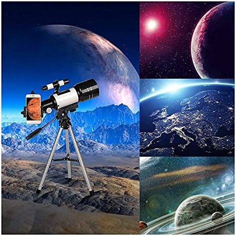 Telescópio astronômico -150x Monocular de observação lunar monocular-Desktop Telescópio astronômico para ciências Profissional