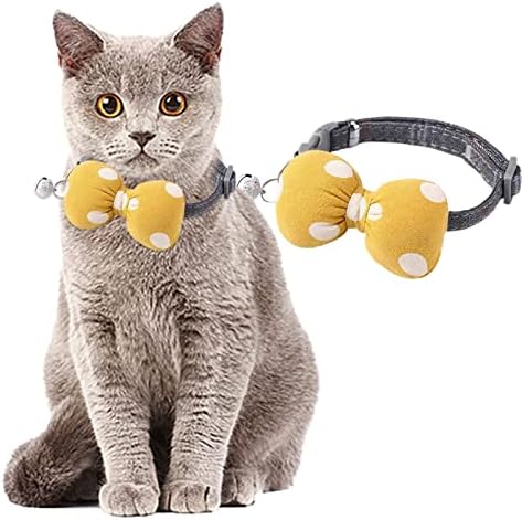 DMuniz Puppy Collar Jewelry Bell pingente de gato colar de cachorro colar de gato decorativo com decoração de animais de estimação de cooinho sino de colarinho rosa