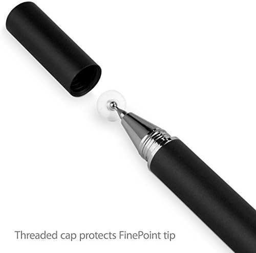Caneta de caneta de onda de ondas de caixa compatível com vankyo matrixpad s20 - caneta capacitiva de finetouch, caneta de caneta super precisa para vankyo matrixpad s20 - jato preto