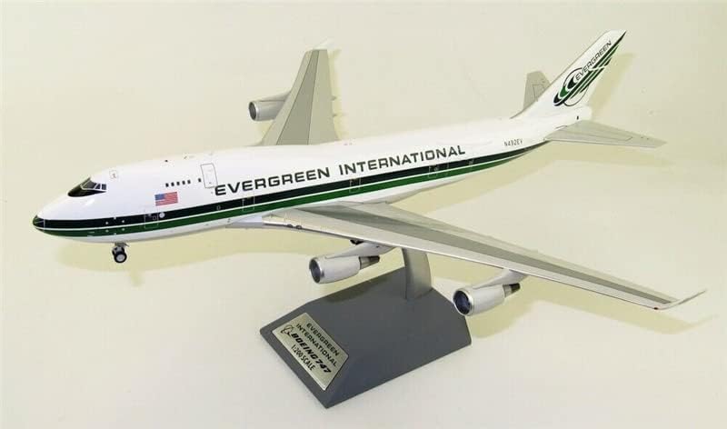 Airlines International Evergreen International para Boeing 747-400 N492EV com Stand Limited Edition 1/200 Diecast Aircraft Modelo