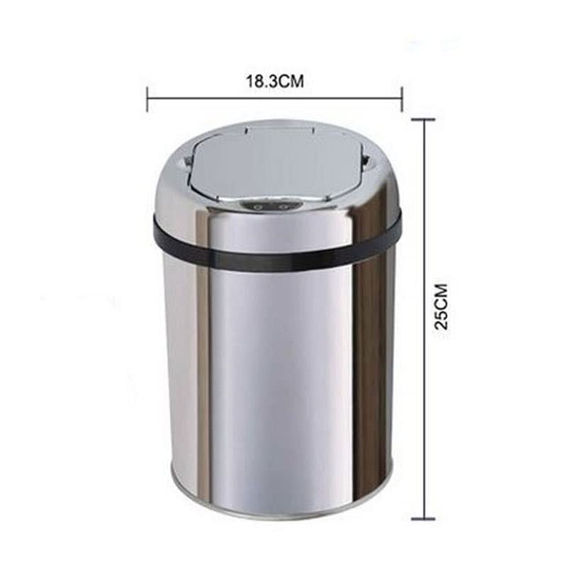 Sensor Dhtdvd Aço inoxidável Dustbin lixo de lixo automático pode lixo de lixo inteligente Bin-lampe