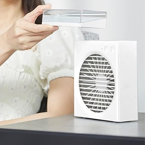 Carregando 2023 novo ventilador portátil de resfriamento com umidificador três velocidades ventilador de resfriamento de vento forte fã de operação silenciosa para o quarto de casa mesa de escritório ao ar livre ar -condicionado portátil