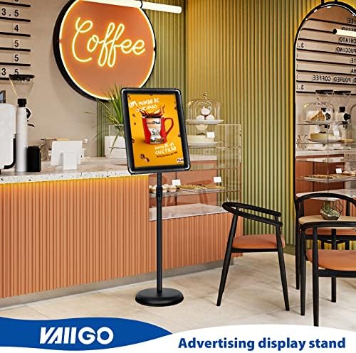 Vaiigo 6packs 11x17 polegadas Pedestal Pedestal Poster Poster Stand, Stand Stand Stand Stand Stand Stand Stand Snap Frame