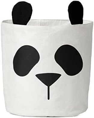 Dfsyds Bag Canvas Bolsa de brinquedo Bolsa de estilo panda fofo Bolsa de armazenamento simples