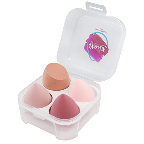 Miss Lil USA Makeup Sponge Blender Multicolor Set - Non Latex, Soft e Profissional Belas Fundação Blending Blender With Egg