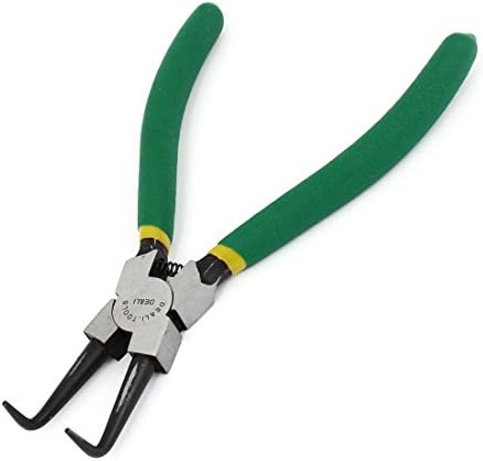 Aexit Good Performance Handgrip alicate 7 17cm Comprimento de metal Bent Circlip Sli-P-Joint Pelier Ferramenta de alicate