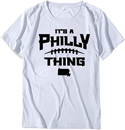 Philly Thing, coisa de philly de homens e mulheres, camiseta personalizada de cola de tripulante curta de manga
