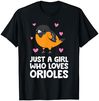 Apenas uma garota que ama a camiseta Orioles