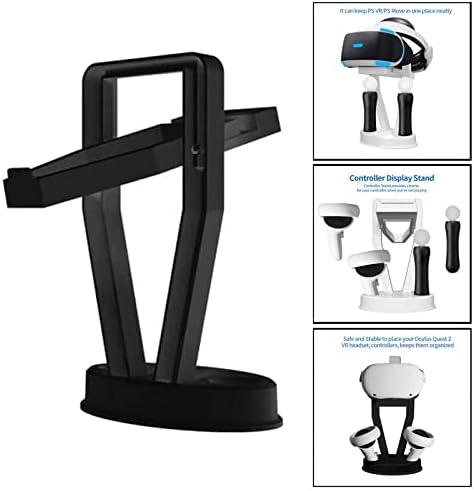 Tishita VR Exibição do fone de ouvido Stand virtual Protection Stand Space Space para Quest 2/PS VR fone de ouvido - preto