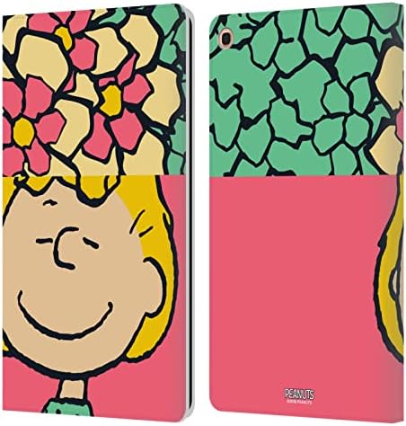 Caixa de cabeça projetos de amendoins oficialmente licenciados Sally Flowers e risos Capinha de carteira de couro Compatível com