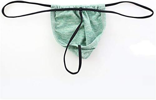 Andongnywell Mens Sexy Briefs Sexy Bolsa Bulge Soft Bulge Thongs calcinha de roupas íntimas 3 pacote de pacote