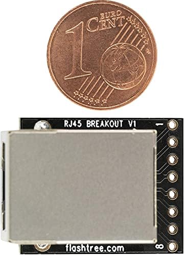 RisingsaPlings RJ45 Kit de placa de breakout de 8 pinos compatível com Ethernet DMX-512 RS-422 RS-485 RS-232