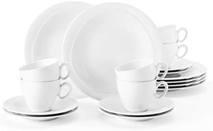 Seltmann Weiden 001.736893 Serviço de café 18 peças chá, porcelana, branco, 43 x 24 x 18,1 cm - unidades