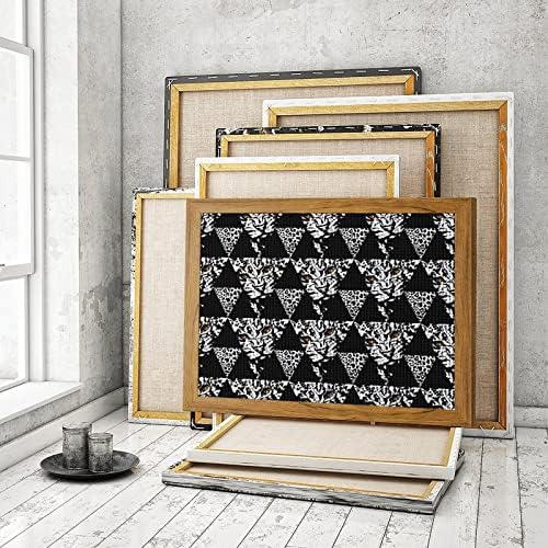 Pincelada de tinta kits de pintura de diamante padrão kits de imagem 5d DIY broca completa Rhinestone Arts Decoração de parede para adultos madeira amarela 50 * 40cm