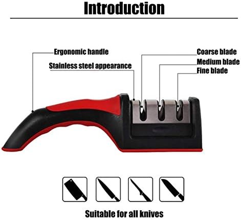 Kit de afiar a faca de três níveis Kitchen Cozinha doméstica Faca multifuncional apontador de tungstênio tungstênio siderúrgica