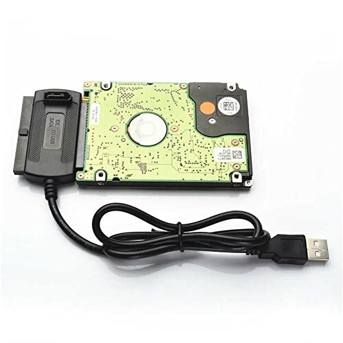 Linalife SATA PATA IDE Drive para USB 2.0 Cabo do conversor de adaptador para disco rígido disco HDD 2.5 3,5 com adaptador de energia CA externo