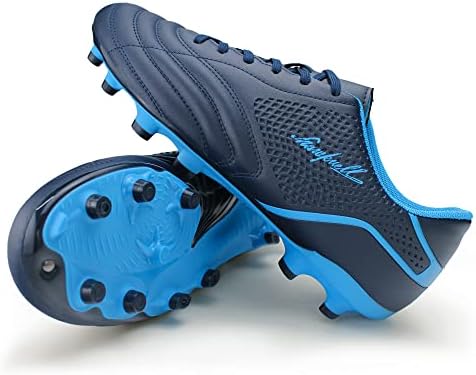Hawkwell Youth Men's Outdoor Professional Training Firm Ground Soccer Cleats