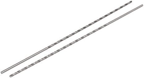 Aexit 2,5 mm Diã Tool Titular de 200 mm de comprimento HSS reto renda Free Twist Drill Drill Drilling Tool 5pcs Modelo: 41AS356QO536