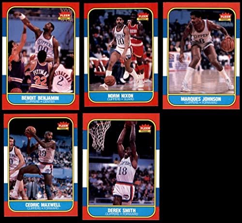 1986-87 Fleer San Diego Clippers Team Set San Diego Clippers NM/MT Clippers