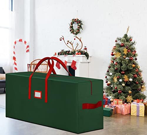 Bolsa de armazenamento de árvores de Natal, se encaixa em árvores desmontadas artificiais de 9 pés de altura, um grande recipiente