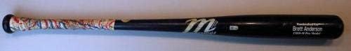 Brett Anderson Player usou Marucci Cut Cut Bat Los Angeles Dodgers JB085658 - MLB BATS