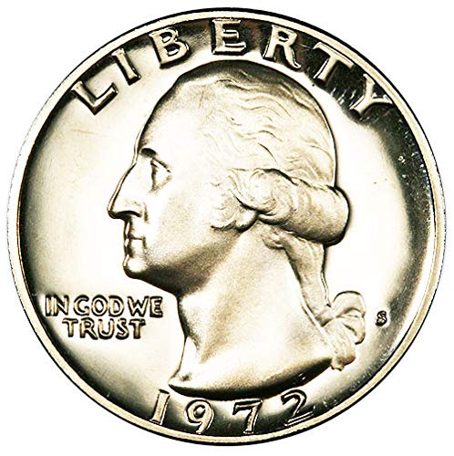 1972 Soof Washington Quarter Choice não circulou a hortelã dos EUA