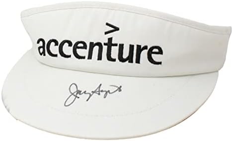 Jay Sigel assinou White Accenture Golf Hat Psa Hologram - Chapéus autografados