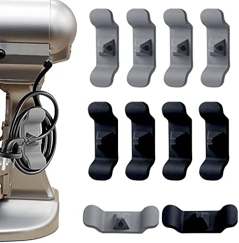 10 Pack Kitchen Appliance Cord Winder, organizador de cordas para utensílios de cozinha, aplicável a uma variedade de enroladores de cordas de eletrodomésticos, como eletrodomésticos, máquinas de café, fritadeiras de ar, torradeiras, misturadores
