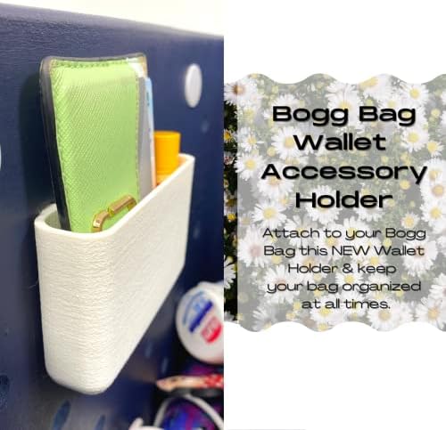 Boglets Freshe - Acessório de charme do porta -carteira compatível com bolsas Bogg - Mantenha a carteira à mão com sua sacola - se encaixa dentro da bolsa - várias opções de cores!