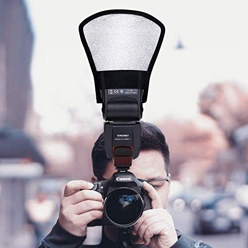 TOAZOE BOLES FLASH Difusor Softbox Silver/White Reflector para Canon Nikon Pentax Yongnuo Godox Sigma Speedlite +20pc Strobist