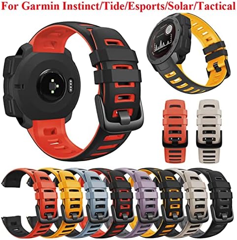 Aehon Silicone Watch Band Strap for Garmin Instinct Watch Substitui
