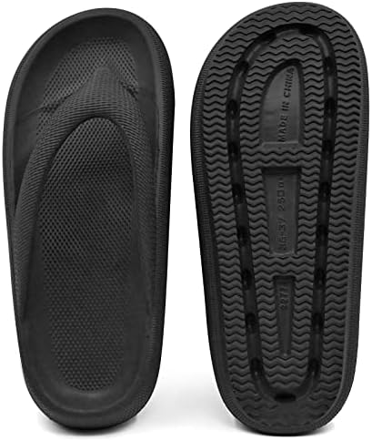 Kijuki chinelos para homens travesseiros lâminas macias sandálias de almofada chinelos de praia eva