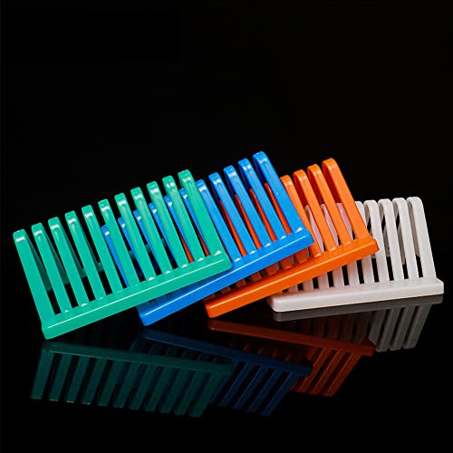 1 peça microscópio deslizamentos de coloração rack rack slide stands stands de triângulo vidro slide slide secagem suporte de vidro