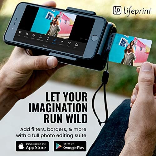 LifePrint 2x3 Impressora instantânea para iPhone. Transforme seu iPhone em uma câmera de impressão instantânea para fotos