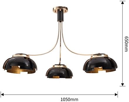 Lustre de LED de luz de teto, design exclusivo Design Contemporâneo Decoração Moderna E27 Base Base Base Black Gold Iron Bandelier Iluminação interna