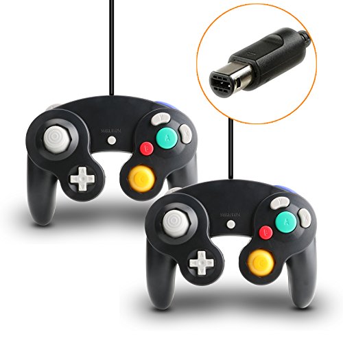 OEM Nintendo Gamecube Compatível Controller Pack 2 Black