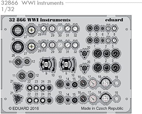 Edu32866 1:32 Eduard Color PE - WWI Instruments [Modelo Kit Acessório]
