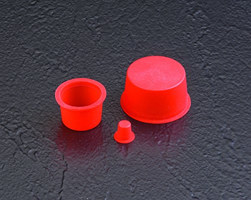 CAPLUGS 99192721 MARCOLANTE TAP E PULL DA CAMPO. TS-6, silicone, limite od 0,468 plug ID 0.608, vermelho