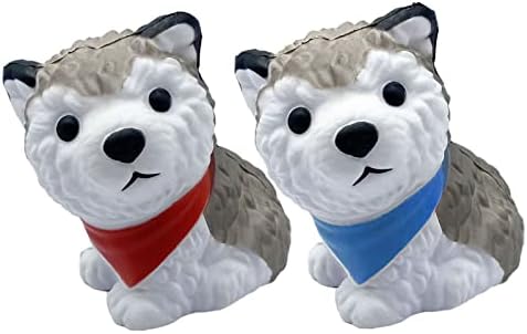 1 peças cães fofos squishies brinquedo de filhote de cachorro husky estresse alívio lento Rising Squeeze Brinquedos para