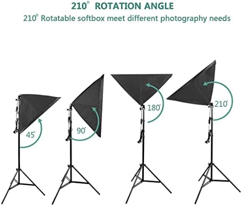 ZLXDP 2 * 3M Sistema de suporte de fundo Sistema fotográfico Softbox Umbrella Umbrella Lighting Kit Fabric Cenário para