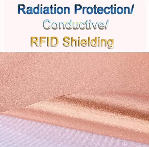 Proteção EMF e tecido de cobre de blindagem, reduza o tecido condutor anti-radiação EMF/EMI, Wi-Fi de bloco, bloqueio