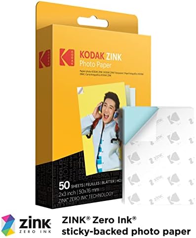 Zink Kodak Step Wireless Mobile Photo Mini Impressora e Etapa sem fio Photo Mini Impressora & 2
