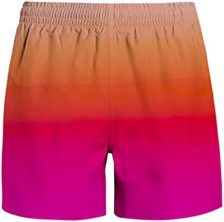 Shorts de praia de verão para homens de 5 polegadas de cor de corda de cor de cor de cor de cor de cor de ginástica de